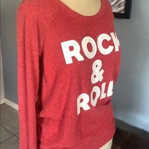 Rock n roll soft long sleeve Coca-Cola colored